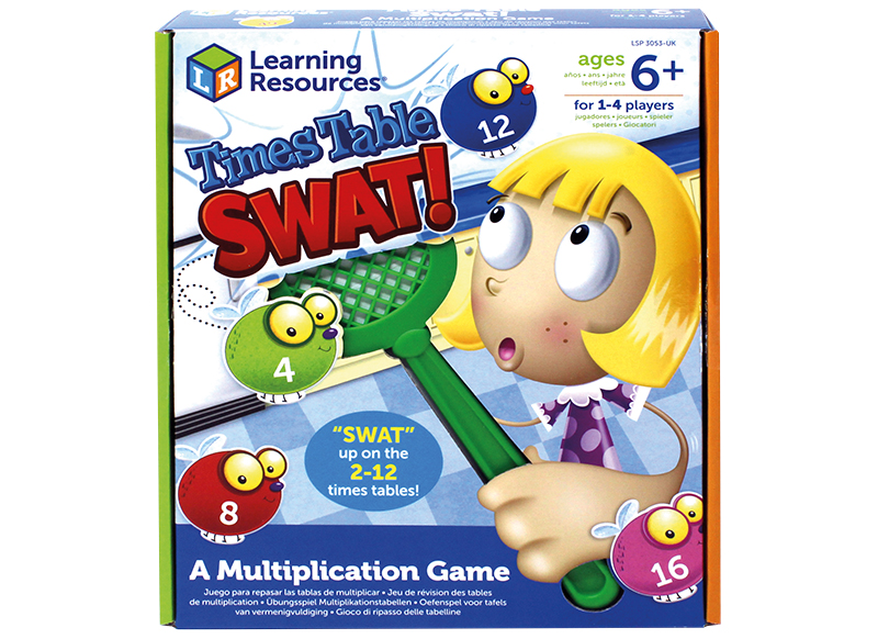 Spel - rekenspel - Learning Resources Times Table Swat! - tafelslag - maaltafels - per spel