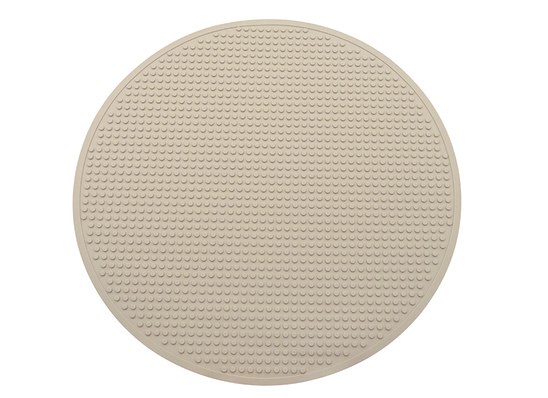 Open-ended - oprolbare bouwplaat - Inspire My Play - PlayTRAY - Building Block Mat - stone - accessoire - per stuk