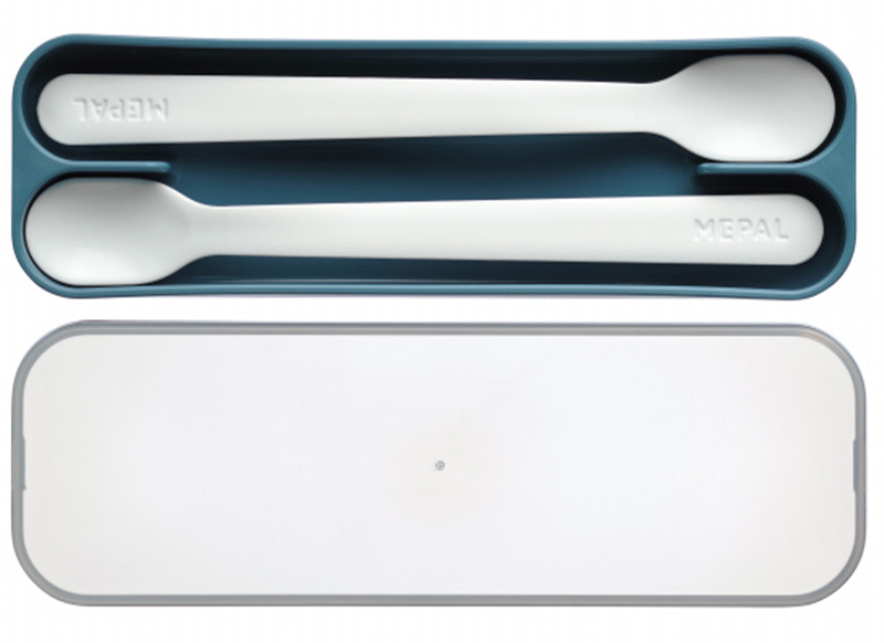 Bestek - babylepels - Mepal Mio - eetgerei - blauw - set van 2