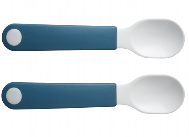Eetgerei - bestek - Mepal - Mio - oefenlepel - set van 2 - leverbaar in 3 kleuren