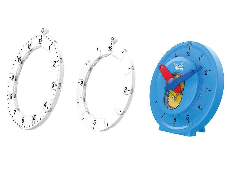 Klok - kloklezen - hand2mind Advanced NumberLine Clock - individueel - per stuk