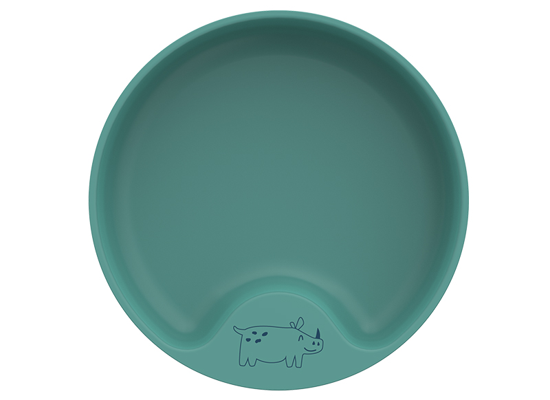 Borden - oefenbord - Mepal Mio - 17,5 cm - eetgerei - groen - per stuk