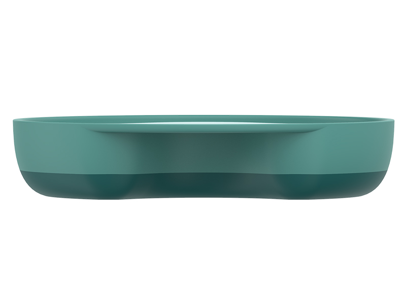 Borden - oefenbord - Mepal Mio - 17,5 cm - eetgerei - groen - per stuk