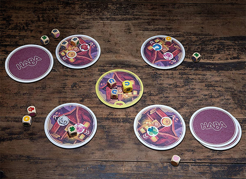 Spellen - Haba - links rechts dobbel weg