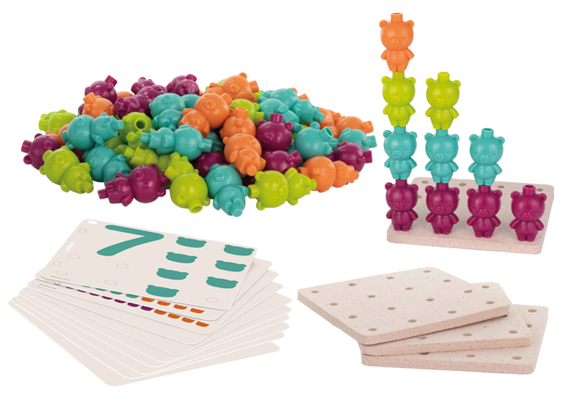 Rekenspel - Miniland - Connectable Bears - beren - per spel