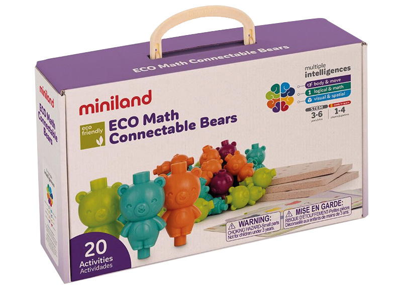 Rekenspel - Miniland - Connectable Bears - beren - per spel