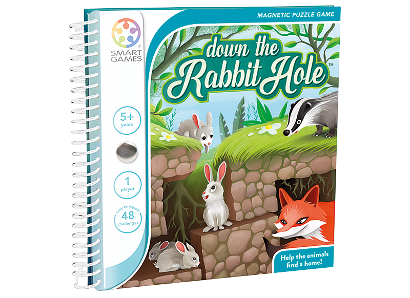 Spellen - SmartGames - Down The Rabbit Hole - per spel