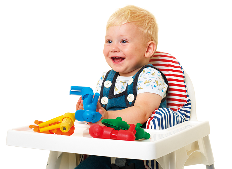 Eerste speelgoed - magnetisch - Smartmax - safaridieren -  18-delig