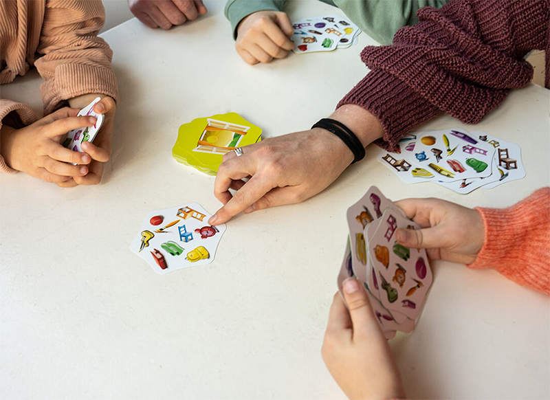 Spel - Switch It! - gezelschapsspel - Kleur en vorm - Flexiq - Per spel
