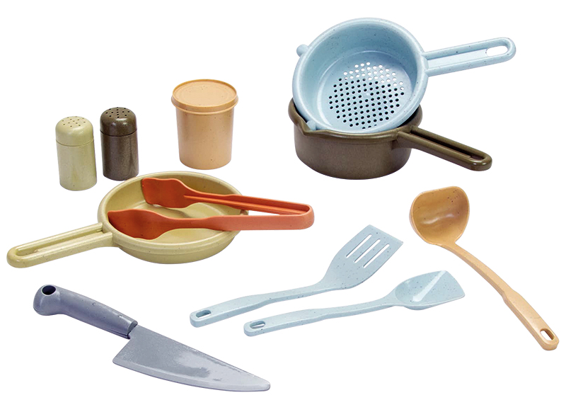 Keukenhoek - keukentoebehoren - Dantoy - Bio - kookstartset - 11 stuks