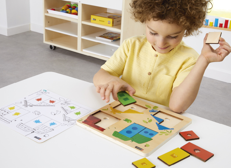 Puzzel - inlegpuzzel - Nathan LudiTab - hutten bouwen - per spel