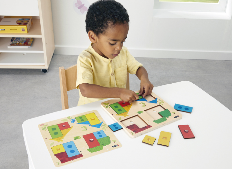Puzzel - inlegpuzzel - Nathan LudiTab - hutten bouwen - per spel
