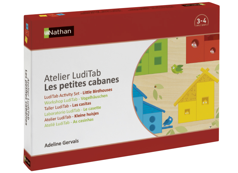Puzzel - inlegpuzzel - Nathan LudiTab - hutten bouwen - per spel
