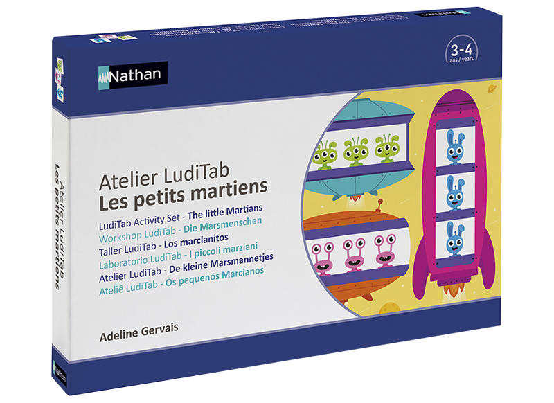 Puzzel - inlegpuzzel - Nathan LudiTab - de kleine marsmannetjes - per spel