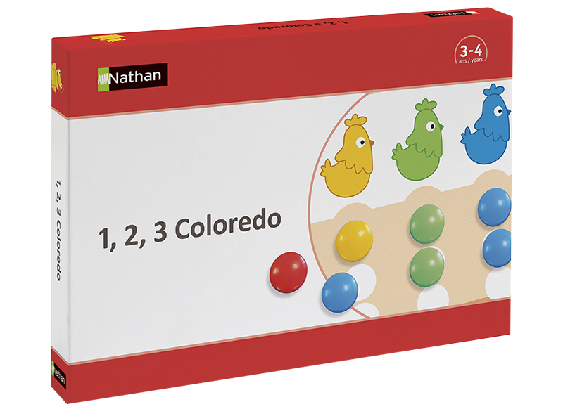Sorteerspel - Atelier - 1,2,3 Coloredo - Per spel