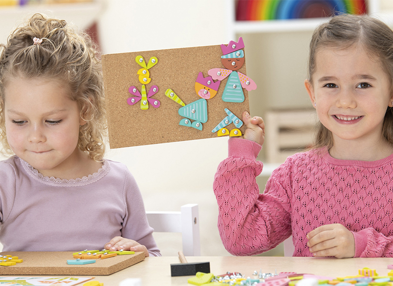 Spel - constructiespel - hamertje tik - Farfallas - fijne motoriek - per set