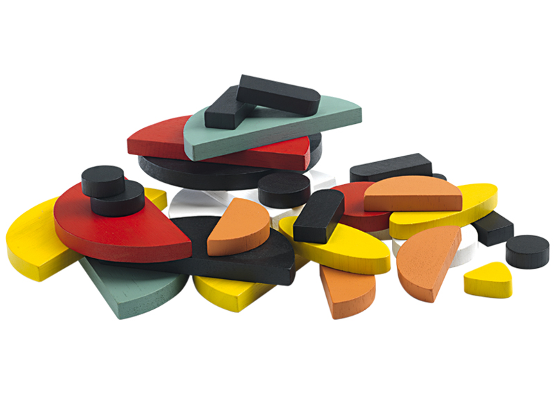Kleur en vorm - Djeco - Ze Géoanimo - geometrisch - nabouwen - per spel