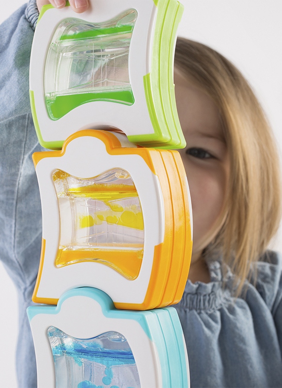 Eerste speelgoed - magnetisch - Guide craft - grippies - waves - 12 stuks