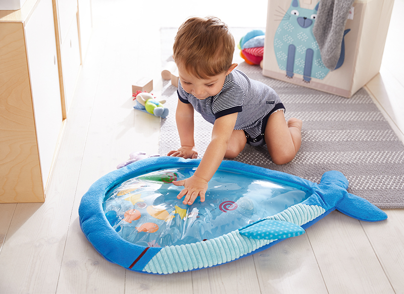 Parkspeeltjes - Haba - waterspeelmat - grote walvis