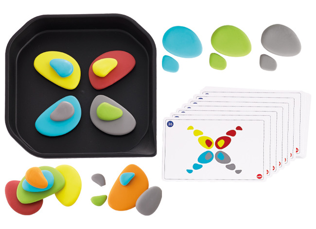 Spel - EDX Education - FunPlay Rainbow Pebbles - set van 62