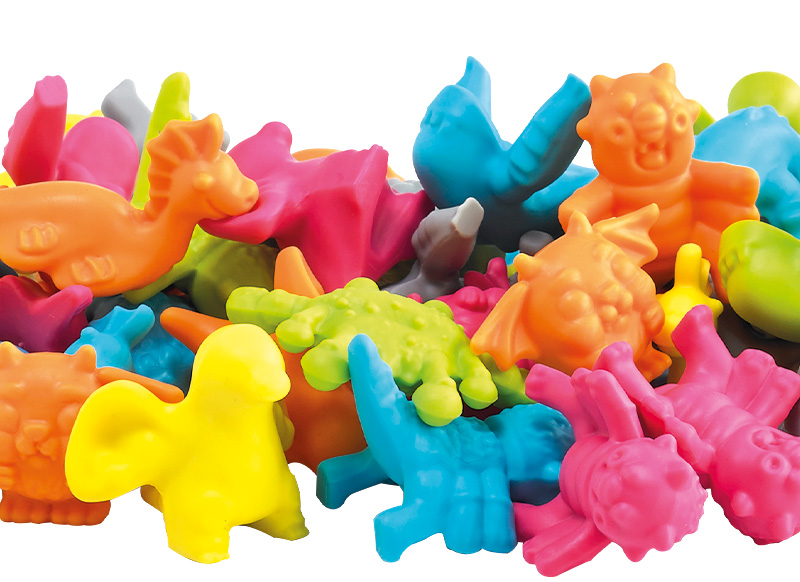 Sorteerfiguren - EDX Education - monsters - set van 72 assorti