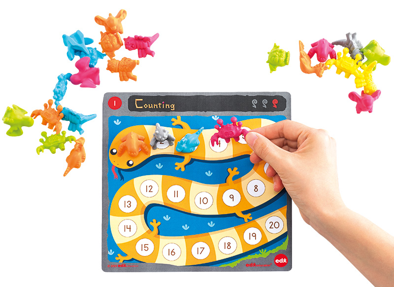 Sorteerfiguren - EDX Education - monsters - set van 72 assorti