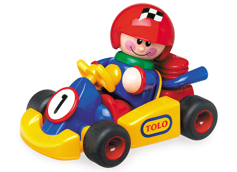 Eerste speelgoed - Tolo - first friends - friends on wheels- 7-delig