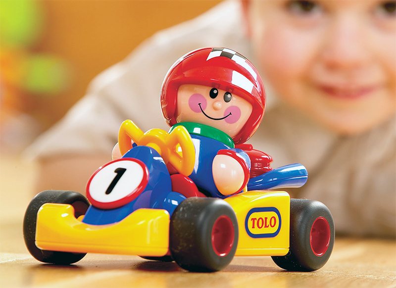 Eerste speelgoed - Tolo - first friends - friends on wheels- 7-delig
