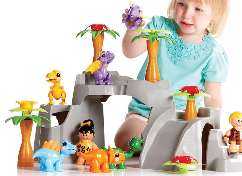 Eerste speelgoed - Tolo - first friends - dinowereld - 26-delig