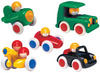Babyspeelgoed - Tolo - voertuigen - set van 5
