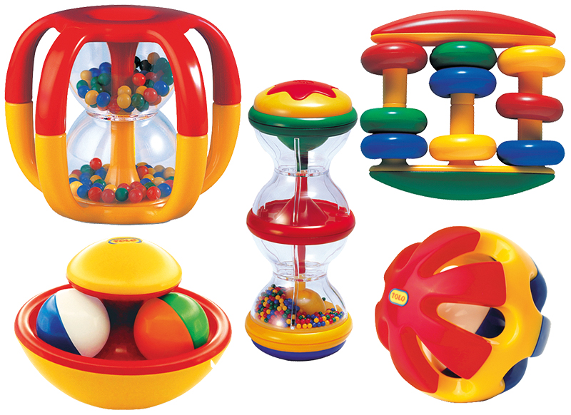 Babyspeelgoed - Tolo - grote ontwikkelingsset - 5 stuks