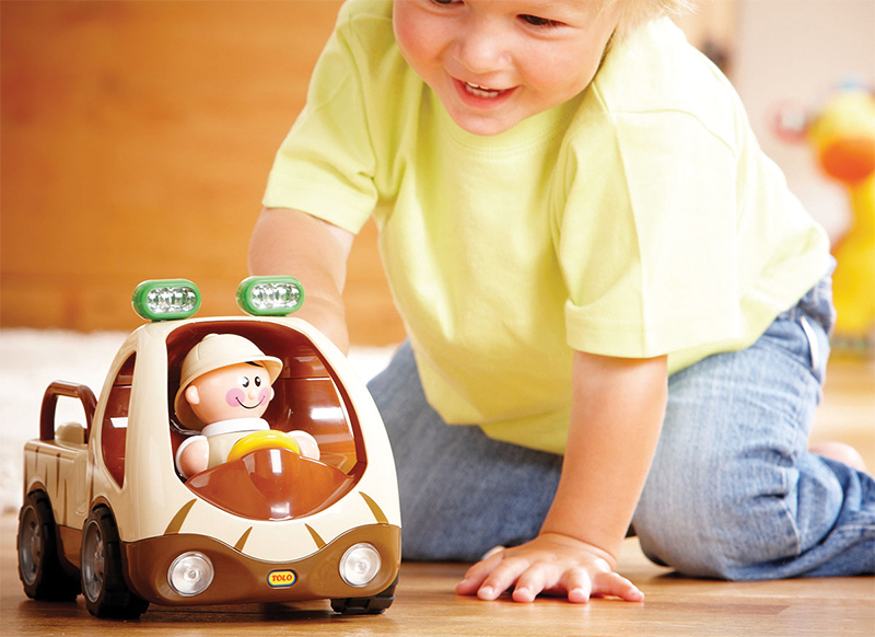 Eerste speelgoed - Tolo first friends - safari jeep - 4-delig