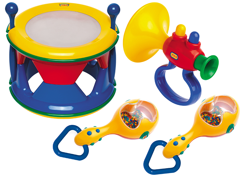 Eerste speelgoed - Tolo - muziekset - set van 3