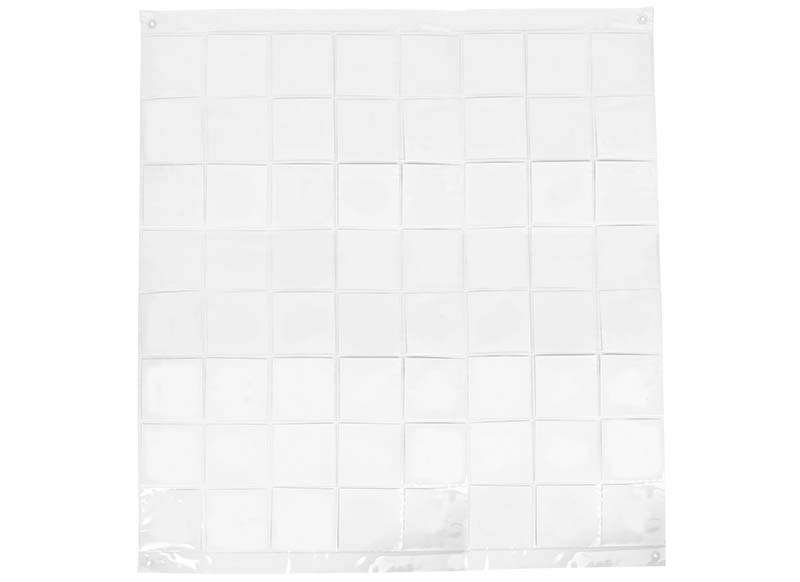 Robot - Bee-bot - Blue-bot - mat - transparante insteekmat - 8 x 8 vakjes - per stuk