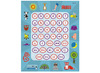 Speelmat - letterspel - afwasbare mat - 170 x 140cm - Oefenen op taal met lichaamsbeweging 