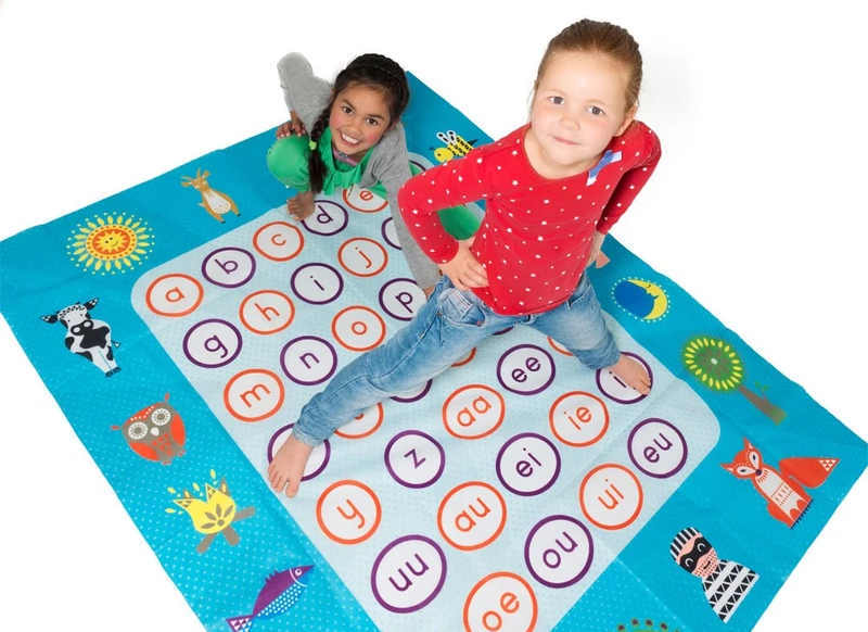 Matten - speelmat - letters - alfabet - spelmat - 170 x 140 cm - per stuk