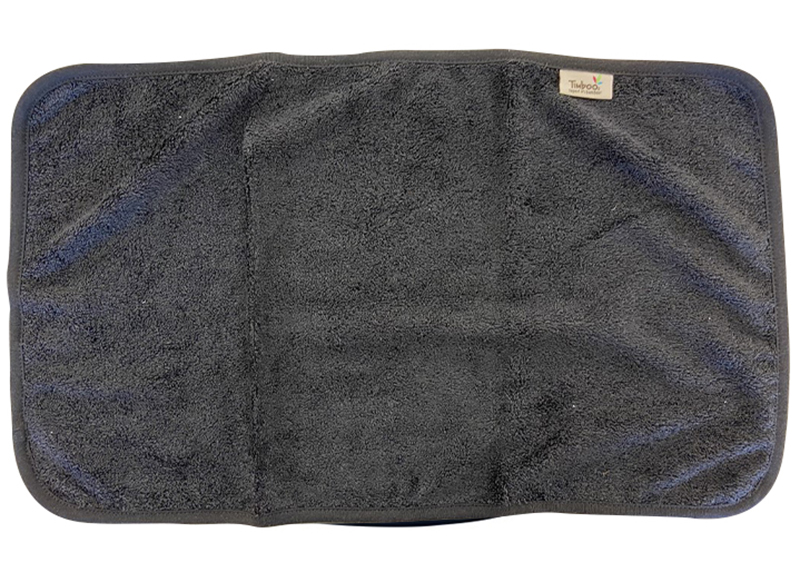 Handdoek - Timboo - 50 x 74 cm - graphit - per stuk