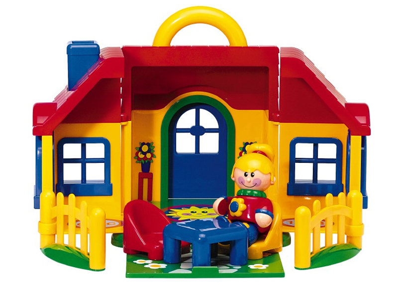 Eerste speelgoed - Tolo - first friends - speelhuis - 7-delig