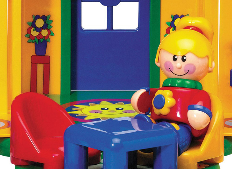 Eerste speelgoed - Tolo - first friends - speelhuis - 7-delig