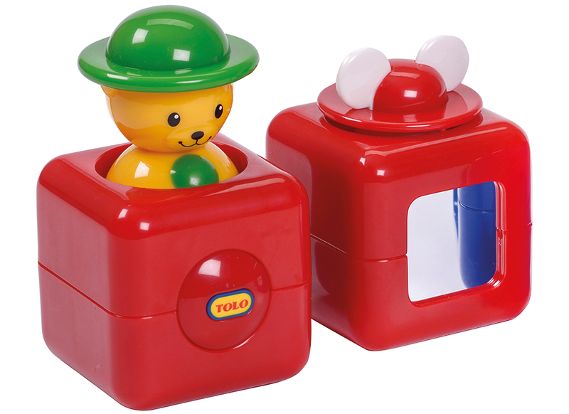 Babyspeelgoed - Tolo - jonge vriendjes - 4 stuks