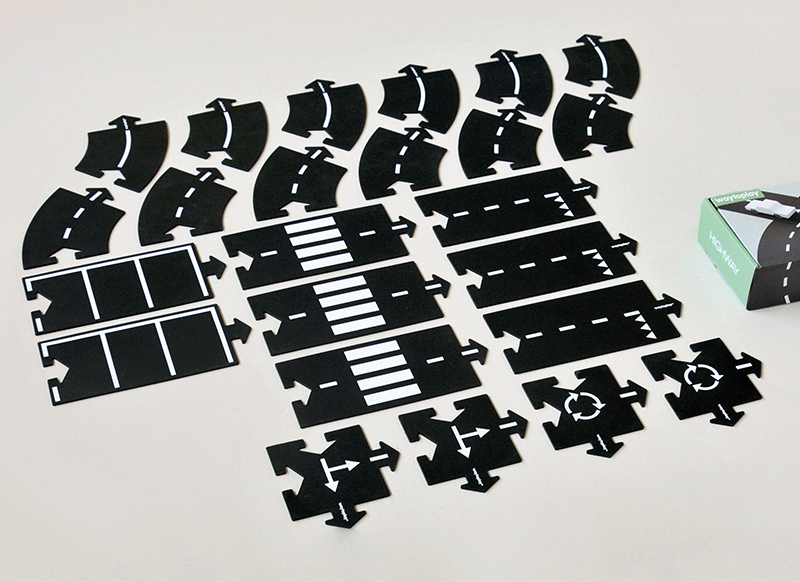 Matten - speelmat - Waytoplay Highway - autobaan - set van 24