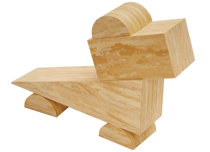 Bouwset - blokken - Weplay - houtlook - foam - set van 56