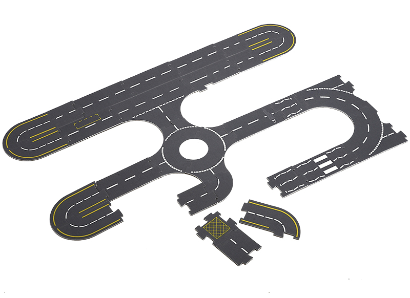 Speelmat - autobaan - autocircuit - per set