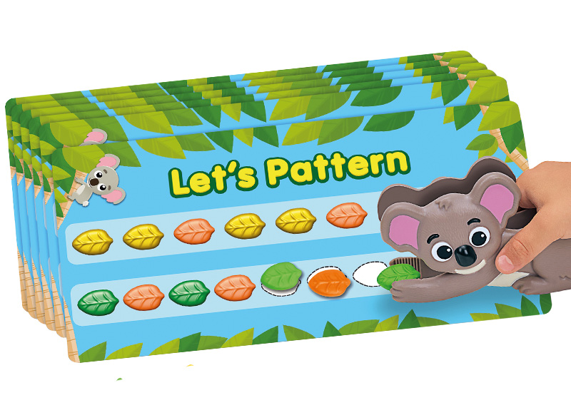 Spel - sorteerspel - patronen - Lakeshore Learning Patterning Fine Motor Center - fijne motoriek patronen - koala - per spel
