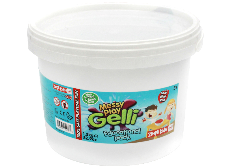 Pre-schrijven - gelli-baff - per 1,5 kg - blauw, rood
