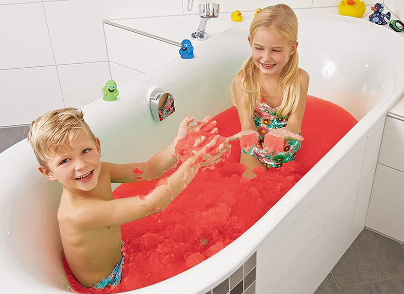 Pre-schrijven - Zimplikids - gelli-baff - per 1,2 kg - rood - blauw, rood