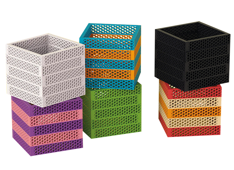 Bouwset - Bioblo - kunststof blokken - Big Box - Set van 340