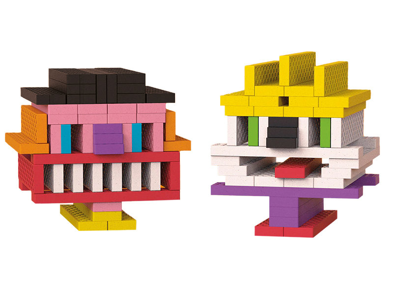 Bouwset - Bioblo - kunststof blokken - Big Box - Set van 340