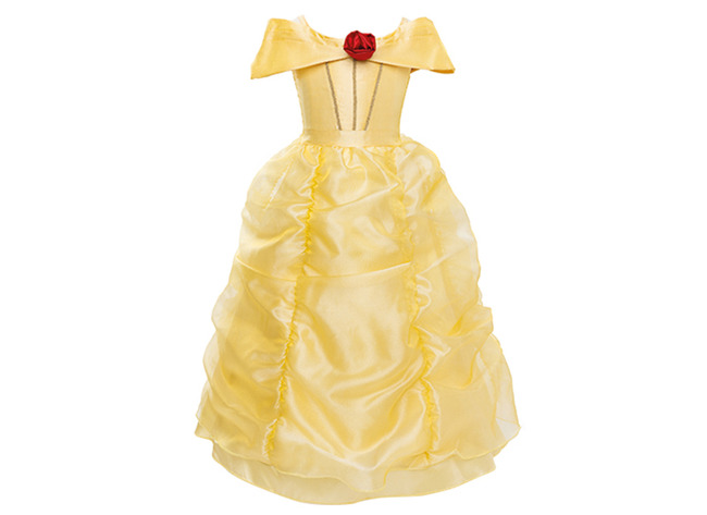 Verkleedkledij - Prinses Belle - 5-6 jaar - per stuk