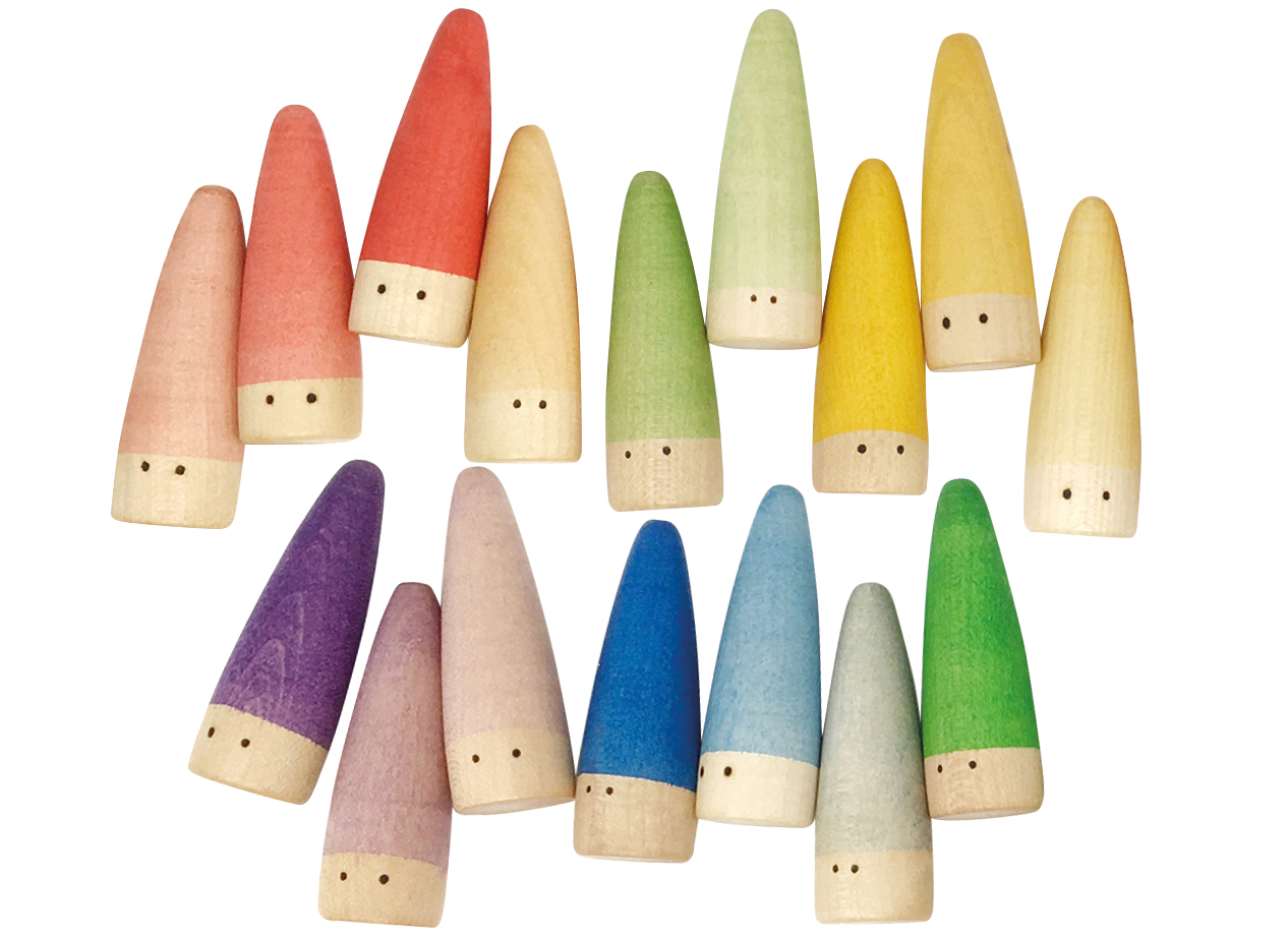 Open-ended - Grapat Sticks - poppetjes - pionnen - set van 18 assorti